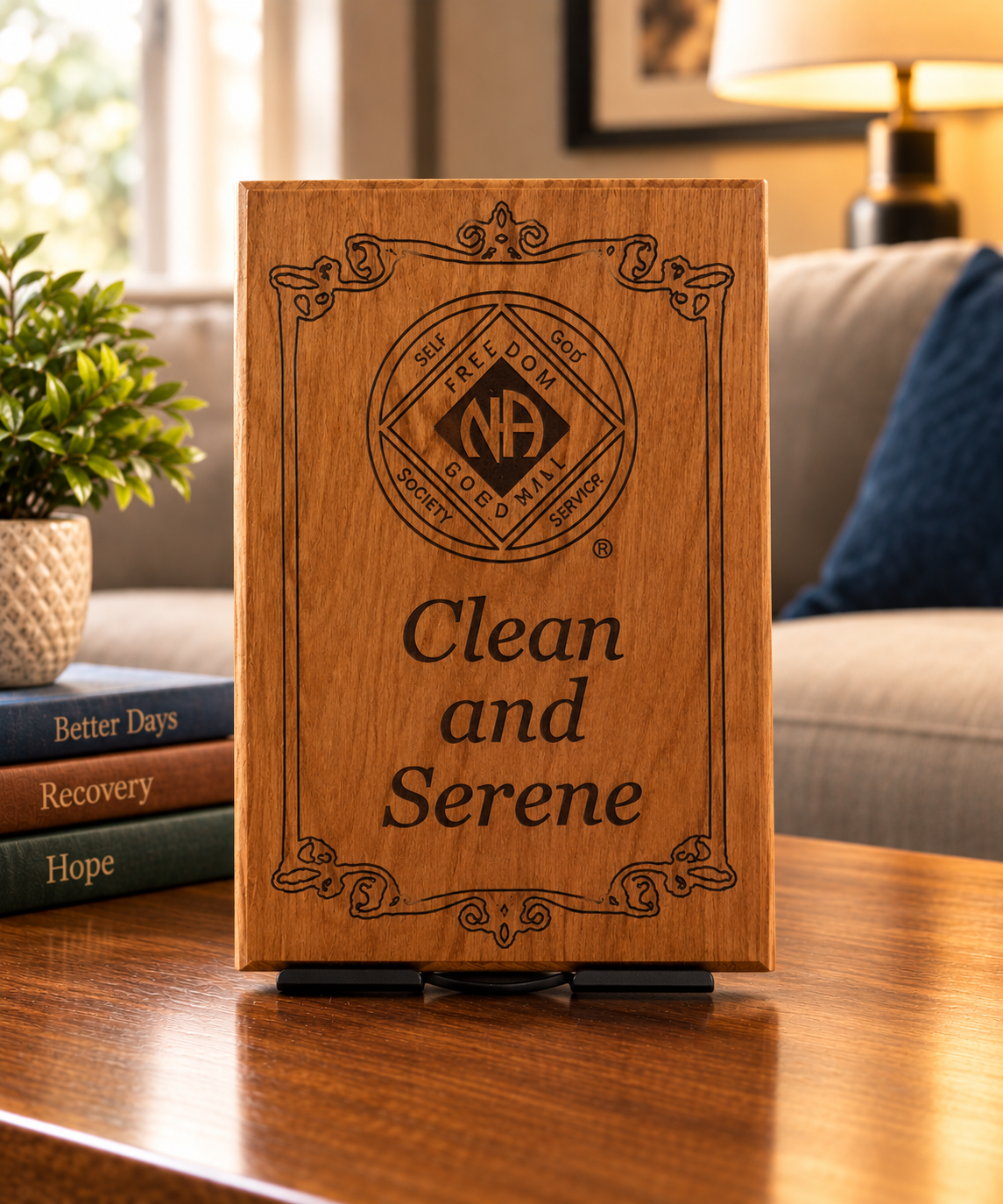 Clean and Serene Plaque
