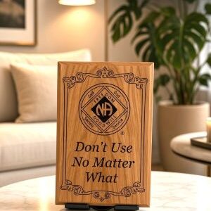 Don't Use No Matter What Plaque