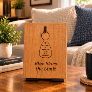 6 Months Key Tag Plaque