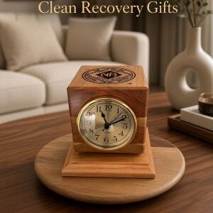 Desk Clock with NA Logo