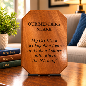 Gratitude Speaks Plaque