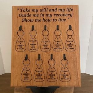 Key Tag Plaque 5 Years to 40 Years