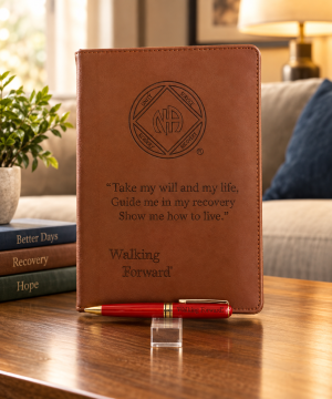 Hardcover Notebook Journal with NA Logo