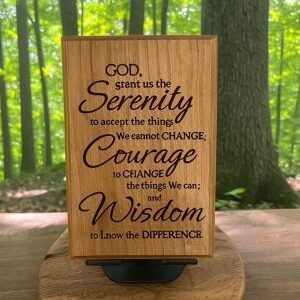 Serenity Prayer Plaque, We version