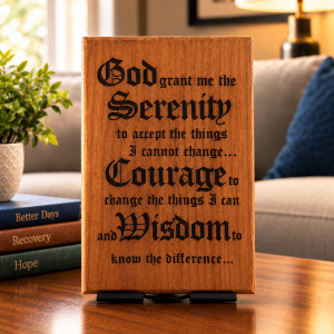 Serenity Prayer Plaque, We version