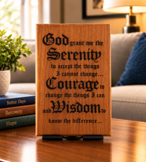 Serenity Prayer Plaque, We version